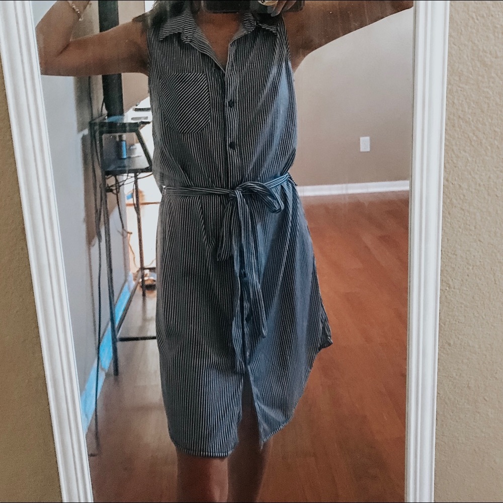 Striped soft dress